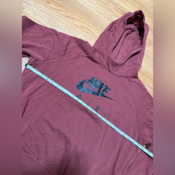 Nike Air Women’s Sweatshirt Pullover Long Sleeve Hoodie Salmon Color Sz XL - Picture 6 of 8